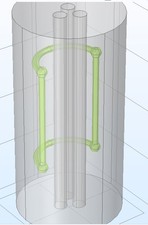 using a coil to measure emf of a field produced by a 3 core cable